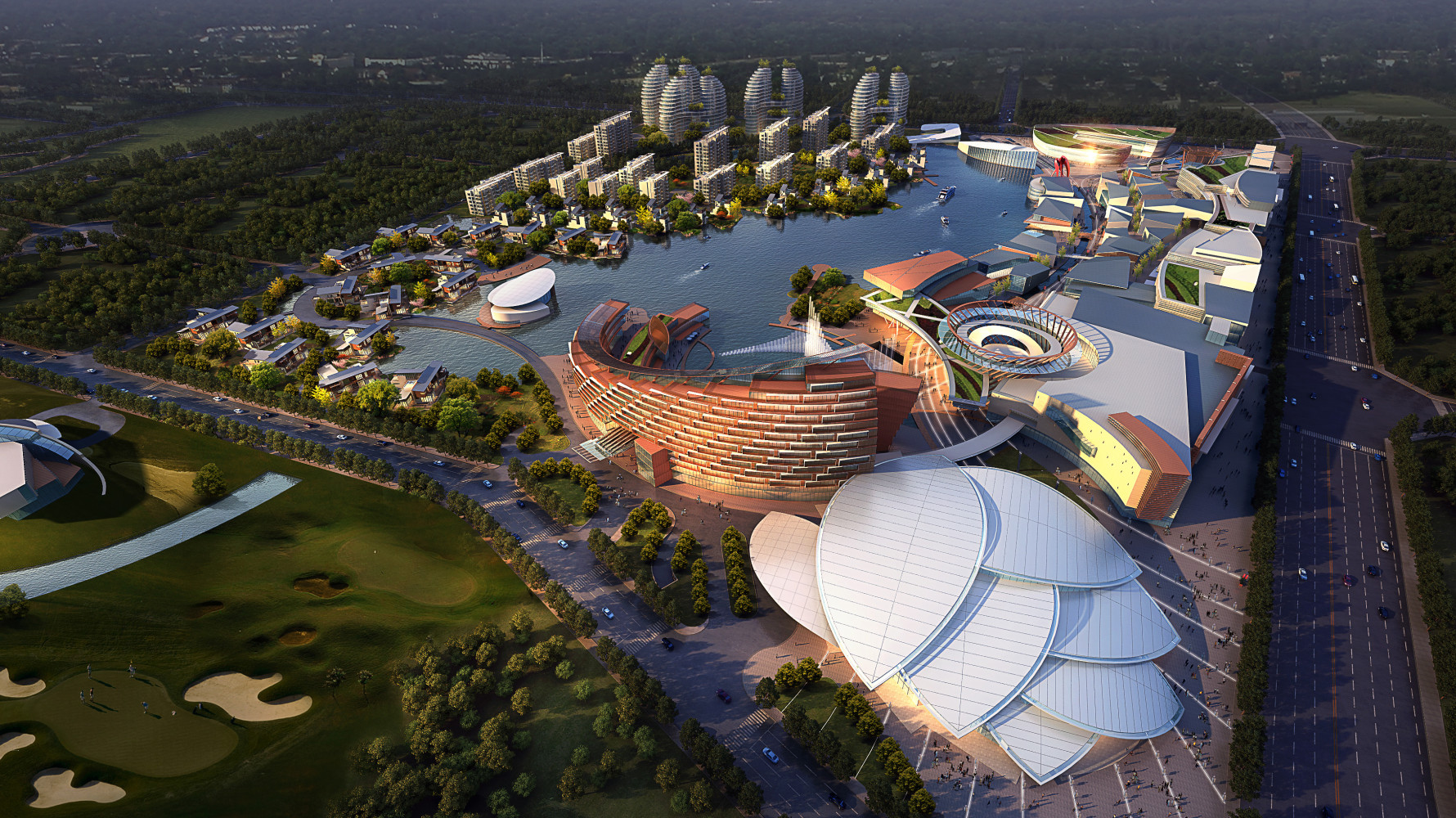 Chengdu Caesars Resort Master Plan, by Archilier Architecture